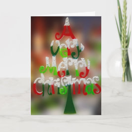 Julgran Önskemål Helgkort