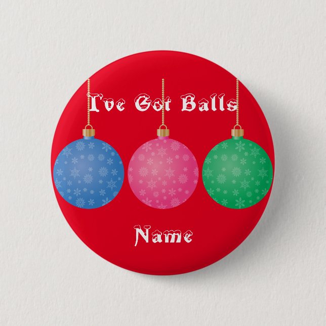 Julgran Ornament Bollar Thunder_Cove Knapp (Framsida)