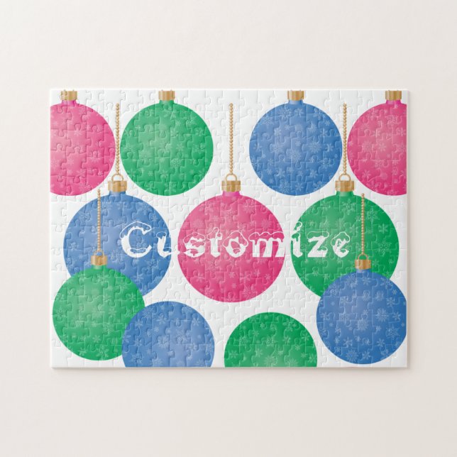 Julgran Ornament Bollar Thunder_Cove Pussel (Horisontell)
