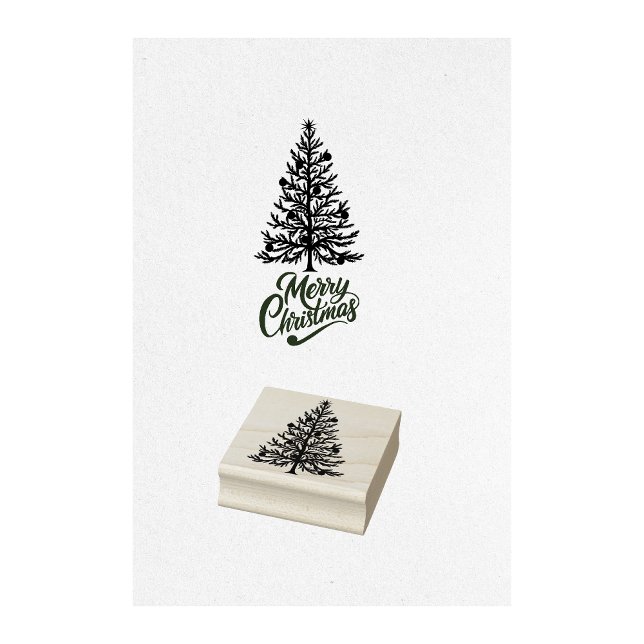 Julgran Ornament Frimärke Stämpel (Christmas Tree Ornament Stamp)