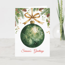Julgran Ornament-mappat Helgdag-kort Helgkort
