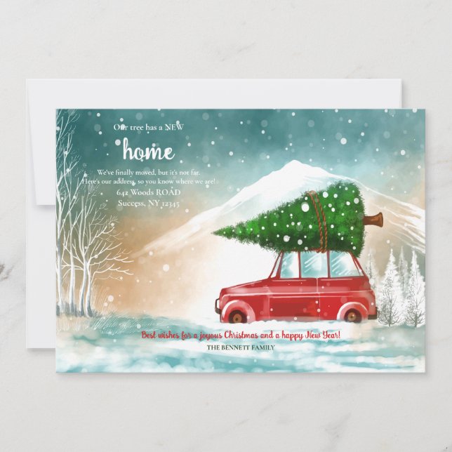 Julgran överst på Flytta av bilmeddelande Meddelande (Framsida)