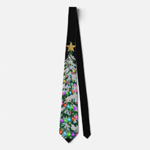 Julgran på Black - Manar's Necktie Slips