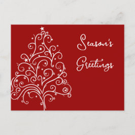 Julgran på Red Business Säsonhälsningars Vykort