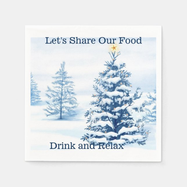 Julgran Pappersservett (Framsidan)