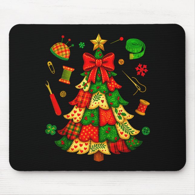 Julgran Patchwork Quilting Quilter Sy L Musmatta (Framsidan)