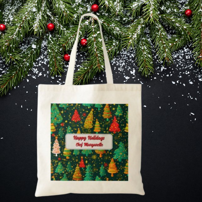 Julgran Personlig Chef Gift Tygkasse (Skapare uppladdad)
