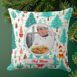 Julgran Personlig Chef Mamma Photo Kudde
