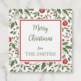 Julgran Personlig Gift-Märkre Gåvor Etiketter