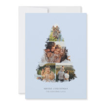 Julgran Photo Collage Helgdag Card