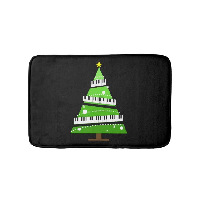 Julgran Piano Teacher Gift Badrumsmatta (Framsidan)