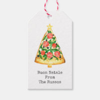 Julgran Pizza Buon Natale