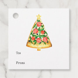 Julgran Pizza till från favorittaggar Gåvor Etiketter