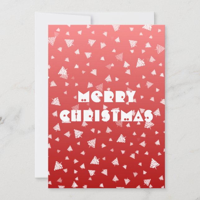 Julgran-platta kort (Framsida)