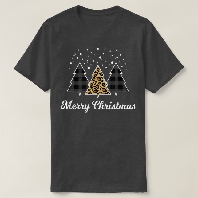 Julgran Play Julgran Leopard Kristus T Shirt (Design framsida)