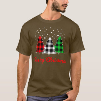 Julgran Play Red Grönt White Träd Merry Xm T Shirt