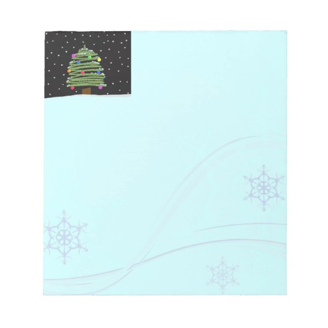 Julgran PM-ruta Anteckningsblock (Framsida)