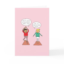 Julgran Pose | Funny Yoga-julkort