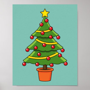 Julgran Poster