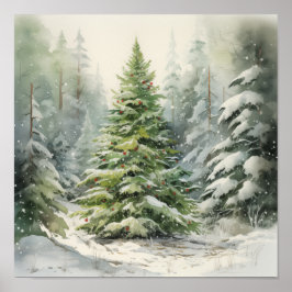 Julgran Poster