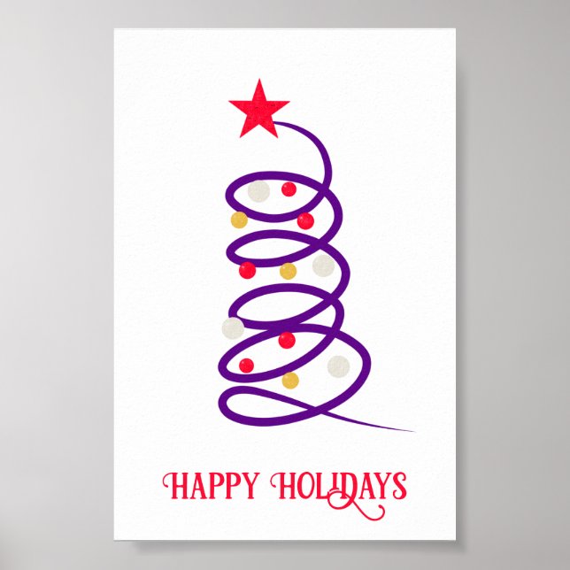Julgran Poster (Framsidan)