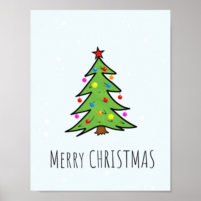 Julgran Poster (Framsidan)