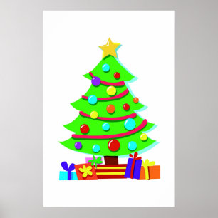 Julgran Poster