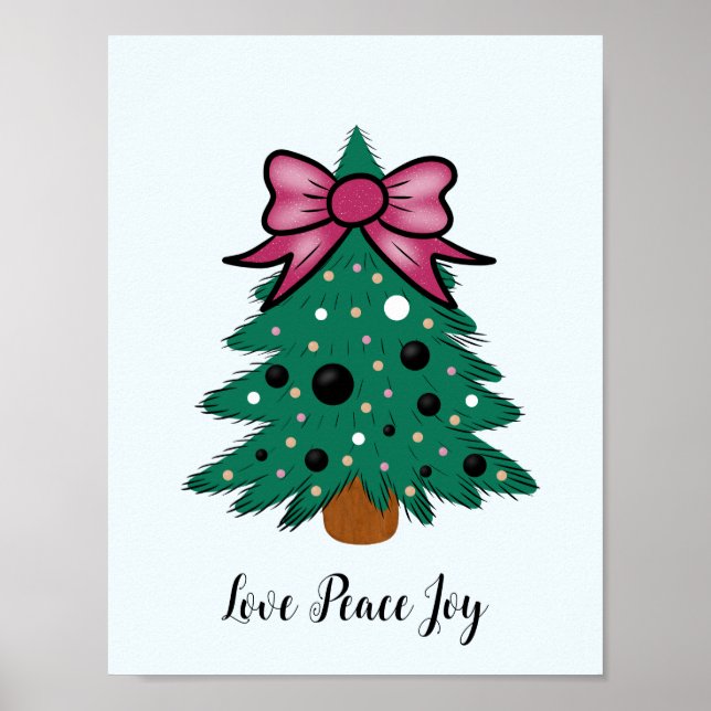 Julgran Poster (Framsidan)