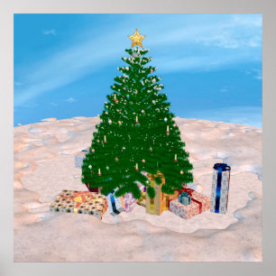 Julgran Poster