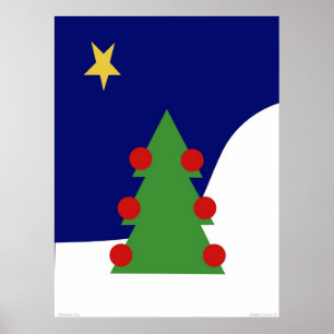 Julgran Poster