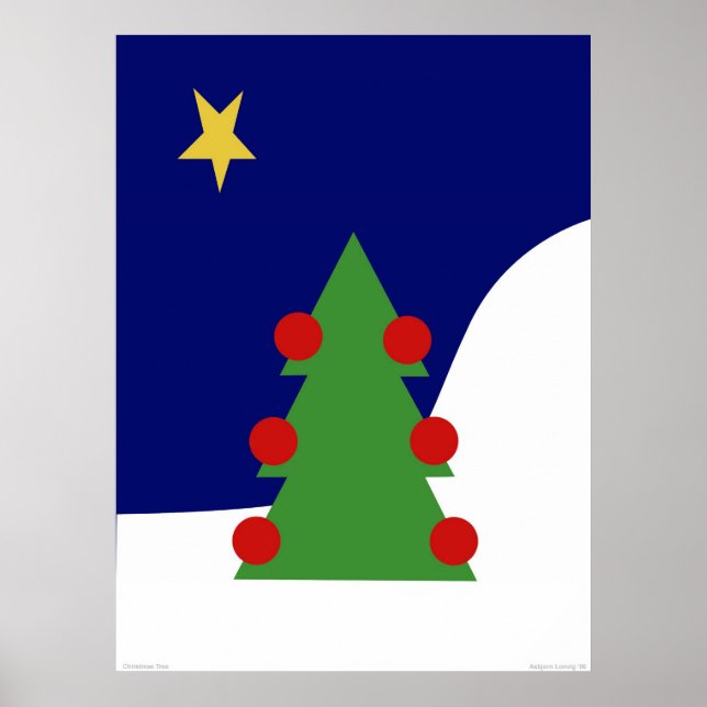 Julgran Poster (Framsidan)