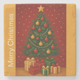 🎄 Julgran & presenter - Anpassningsbar för klassi Stenunderlägg