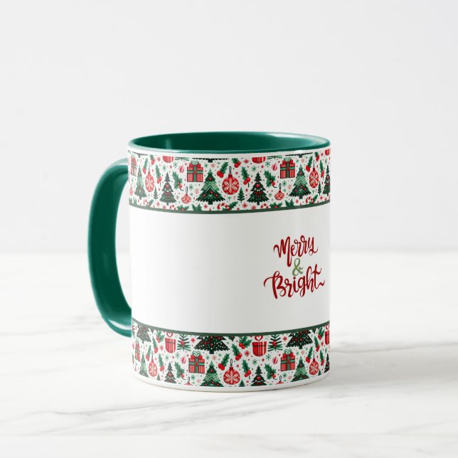 Julgran, presenter, candy cane mugg (Framsida vänster)