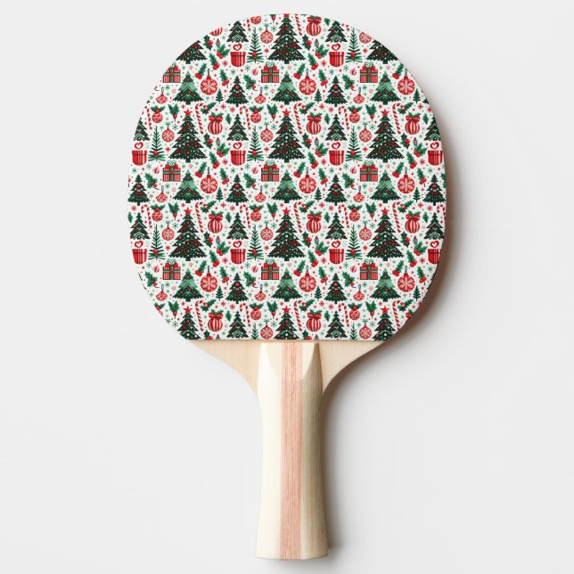 Julgran, presenter, candy cane pingisracket (Framsidan)