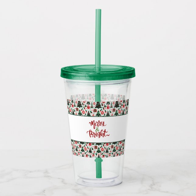 Julgran, presenter, candy cane take away mugg (Framsida)