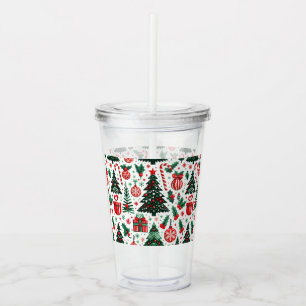 Julgran, presenter, sockerdrickesticka take away mugg