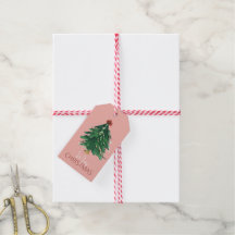 Julgran presentetikett