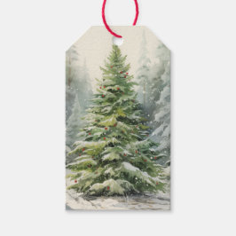 Julgran Presentetikett