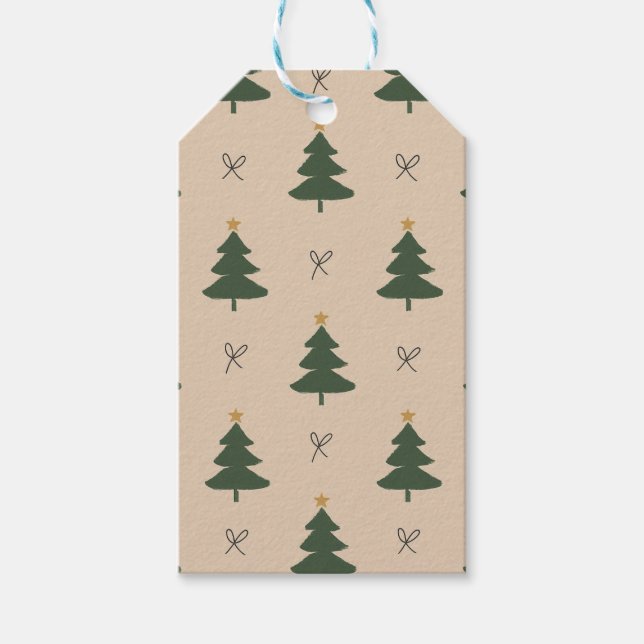 Julgran Presentetikett (Framsidan)