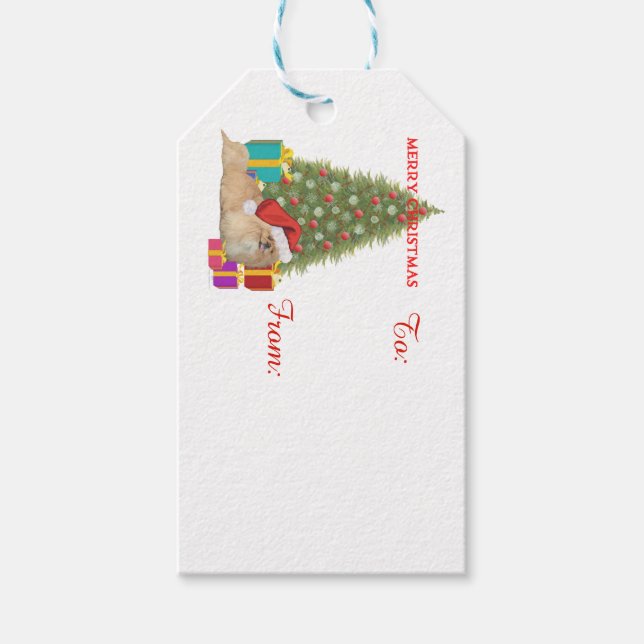 Julgran Presentetikett (Framsidan)