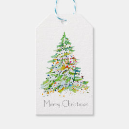 Julgran Presentetikett