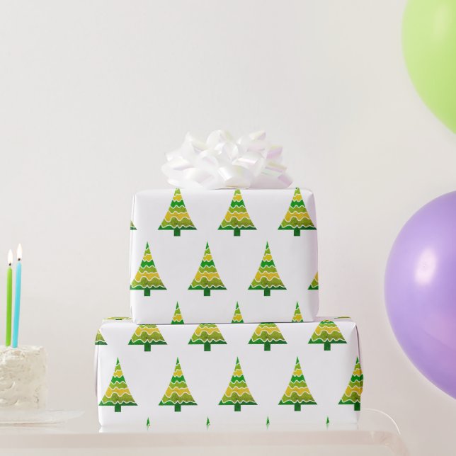 Julgran presentinslag presentpapper (Festgåvor)