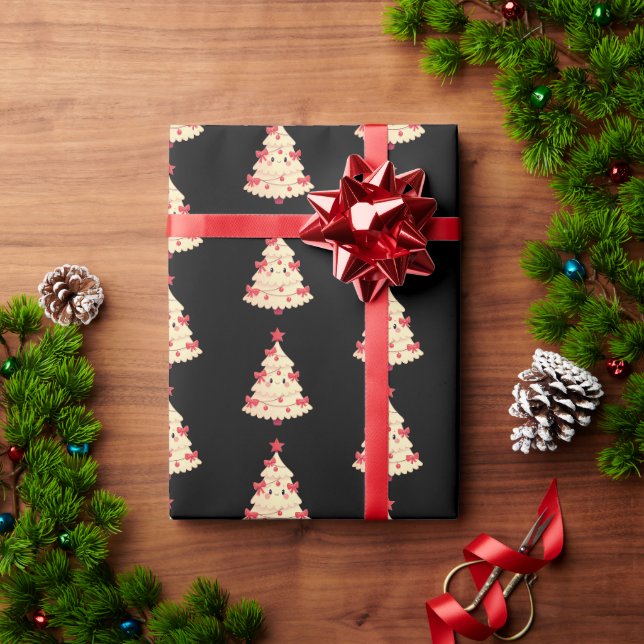 Julgran presentinslagspapper presentpapper (Julgåva)