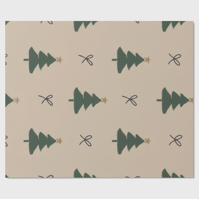 Julgran Presentpapper (Platt)