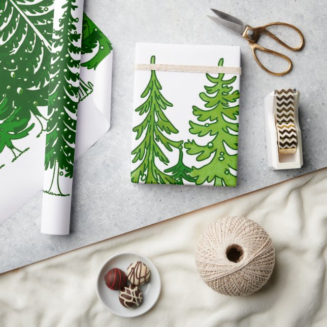 Julgran  presentpapper (Hantverk)