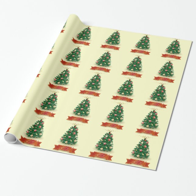 Julgran Presentpapper (Utrullad)