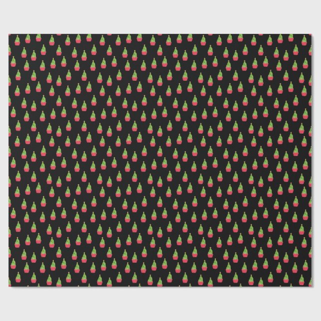 Julgran Presentpapper (Platt)