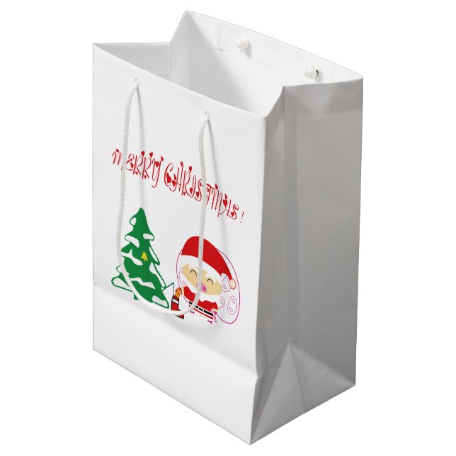 Julgran presentpåsar (Framsidan Vinklad)