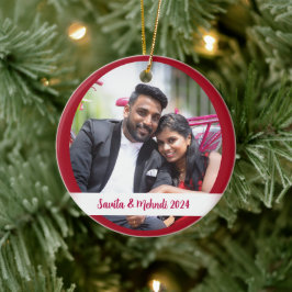 Julgran prydnad fototillägg julgransprydnad keramik