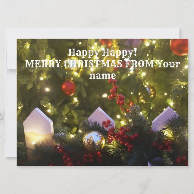 Julgran prydnadsföremål (Framsida)